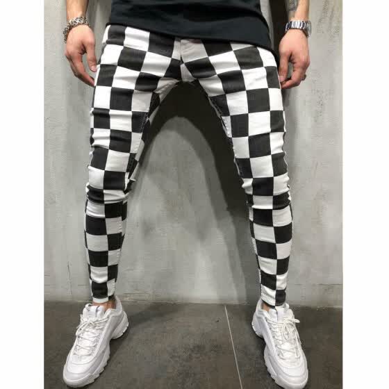 men's striped casual pants