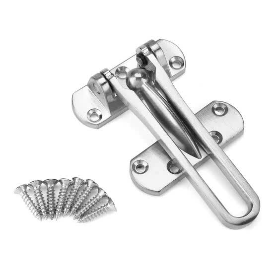 Shop Security Door Guard Lock Heavy Duty Zinc Alloy Safety Guard