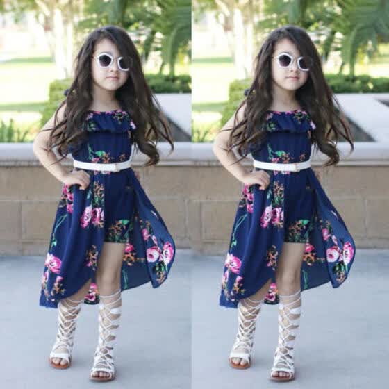 kids floral jumpsuit
