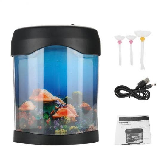 Shop Greensen Usb Aquarium Light Desk Mini Fish Tank Mood Led