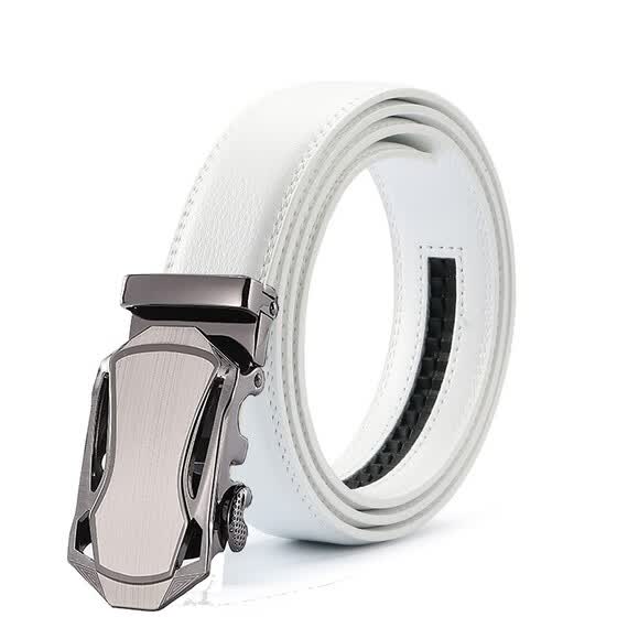 designer belts white