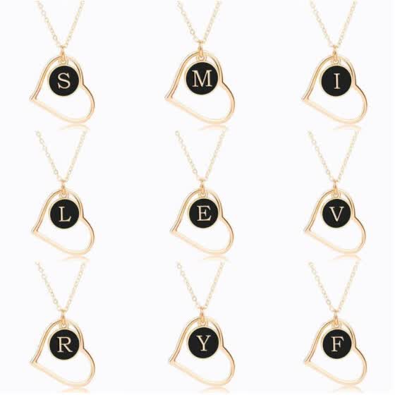 Shop Gold A Z 26 Alphabets Letters Necklace For Women Multicolor Pearl Zircon Pendant Necklace Couple Name Letters Fashion Jewelry Online From Best Chain Necklaces On Jd Com Global Site Joybuy Com