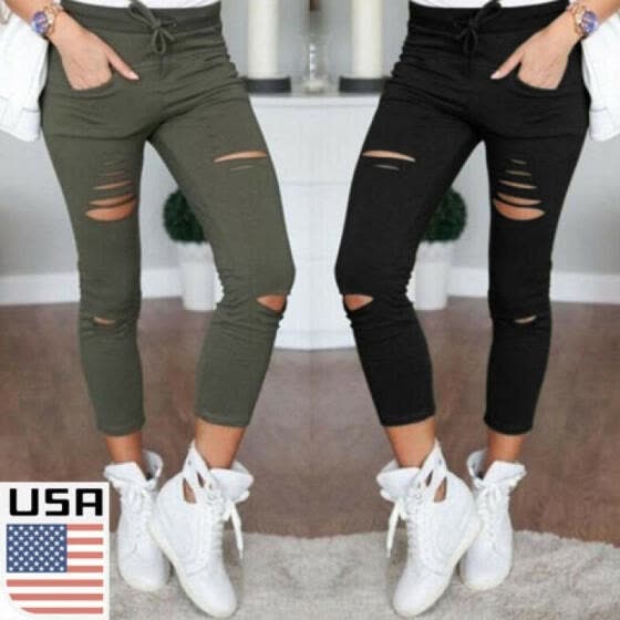ripped ladies jeans online