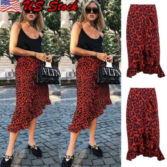 cheetah bodycon skirt