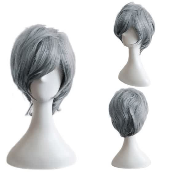 silver hair wig cosplay