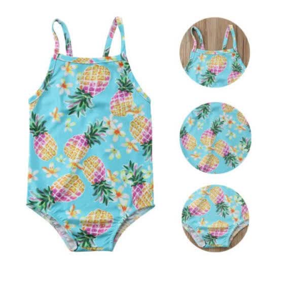 baby pineapple swimsuit