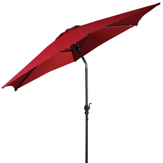 9ft Patio Umbrella Market Steel Tilt W Crank Outdoor 9ft Patio Umbrella Market