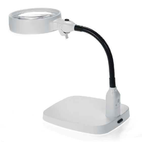 Shop 2 In 1 Led Desktop Magnifier Desk Lamp With 138mm 8x Lens