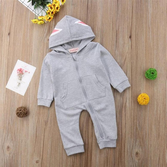 Infant Newborn Baby Boy Girl Long Jumpsuit Romper Bodysuit Cotton Clothes Outfit