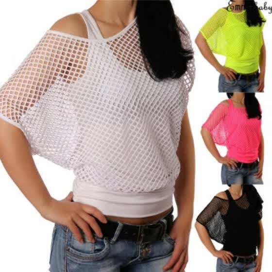 fishnet vest womens