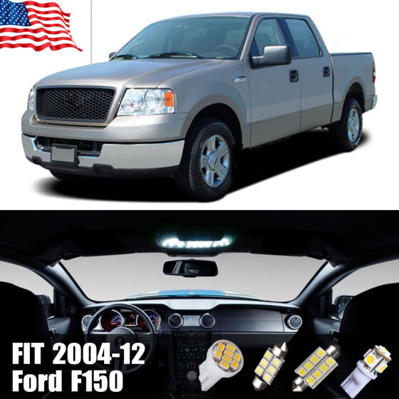 Shop 13x White Smd Interior Led Package Kit For 2004 12 Ford