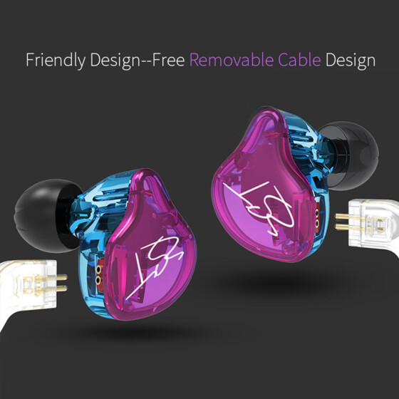 Shop Kz Zst Pro 3 5mm Wired In Ear Headphones Hifi Music Earphones