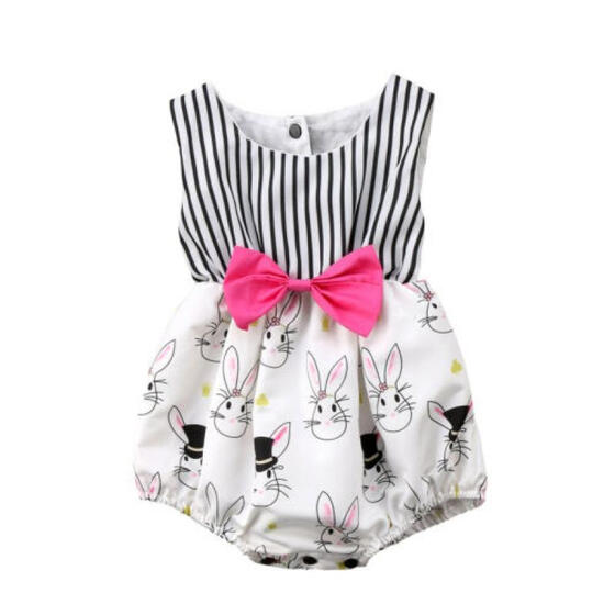 Newborn Infant Kids Baby Girl Flamingo Summer Romper Jumpsuit Playsuit Clothes A