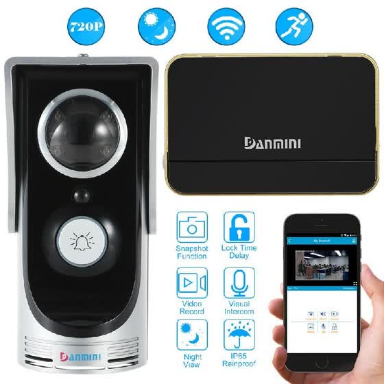 Shop Danmini 720p Wireless Wifi Visual Intercom Door Phone Support