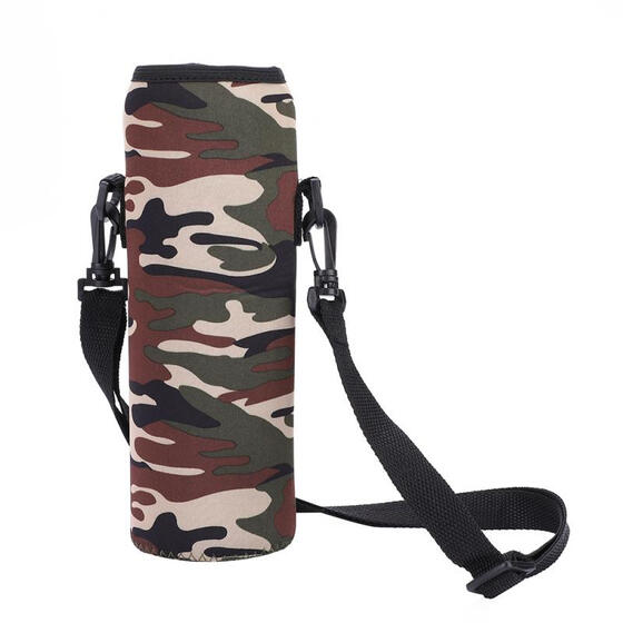 Water Bottle Thermal Holder Bag Scald-Proof Case Cover Sleeve with Strap Outdoor