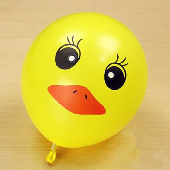 Shop Funnybunny 10pcs Yellow Duck Party Ballons Birthday Balloons