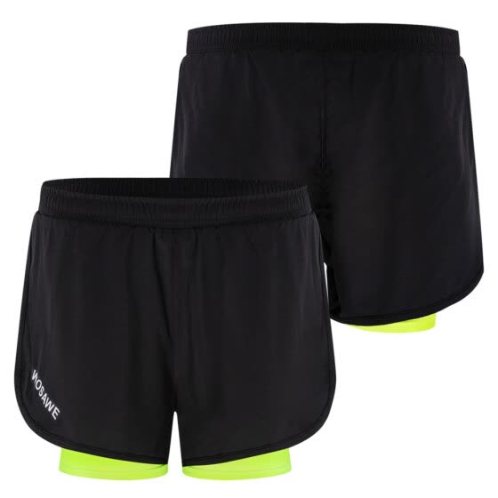 running shorts with bike shorts