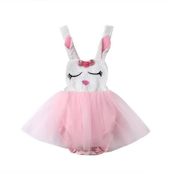 rabbit dress for baby girl