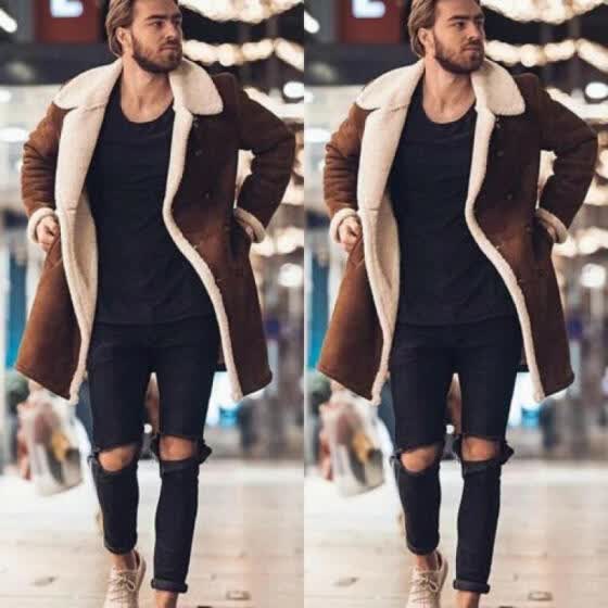 long coat outfit men