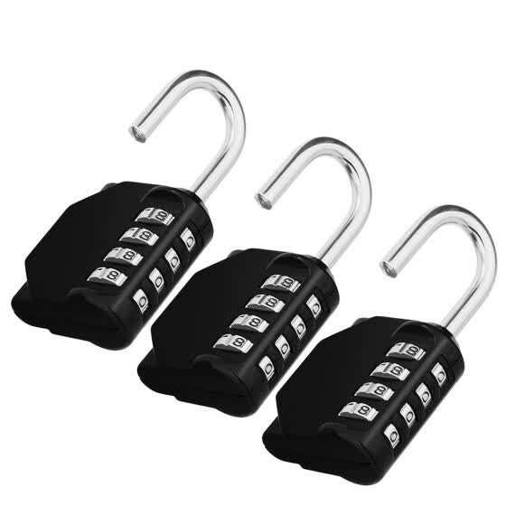 weatherproof combination padlock