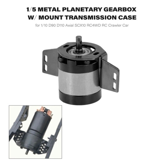 1:5 planetary gear box Transmission case for D90 1:10 RC Crawler Car Truck