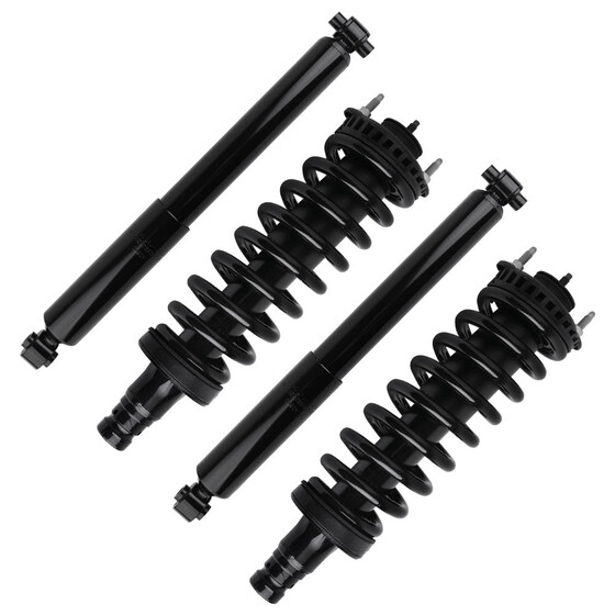 Pair Complete Rear Shocks Struts Absorber for Trailblazer Envoy Rainier