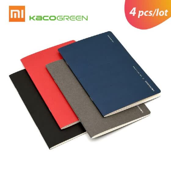 Shop 4pcs Lot Xiaomi Kaco Paper Notebook Diary Notepad Gift For