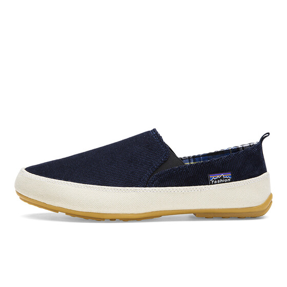 Men/'s New Denim Canvas Shoes Casual Flat Slip On Loafers Sports Driving Shoes