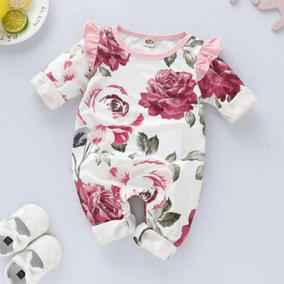 Newborn Infant Baby Girl Romper Jumpsuit Bodysuit Infant Clothes Outfit Sunsuit