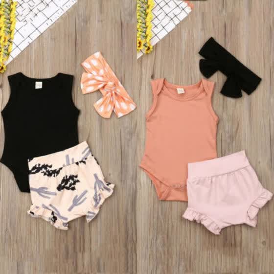 cotton romper shorts