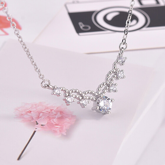 Silver Simple Animal Zodiac Pendant Necklace Clavicle Chains Women Jewelry Gifts