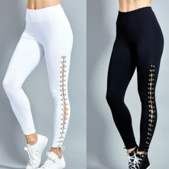 women's high waist stretch pants