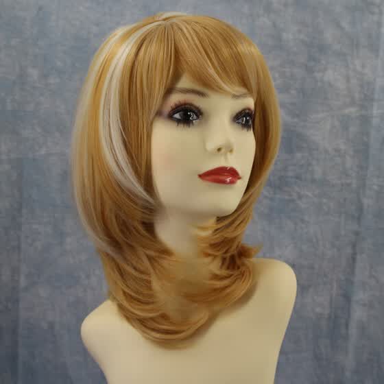 Shop High Temperature Synthetic Fiber Curly Matte Wigs For The