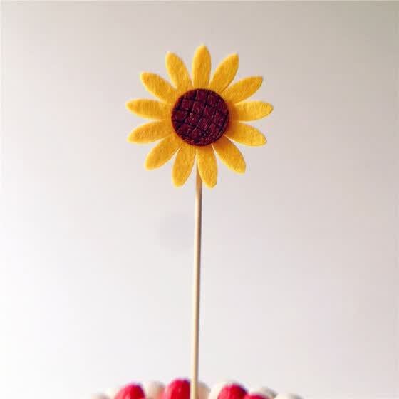 Shop Funnybunny Sunflower Cake Baking Decoration Card Plug In Sun