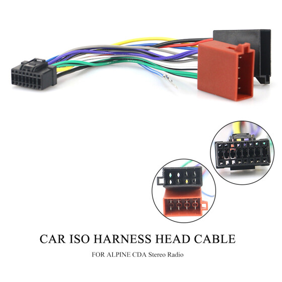 Wiring Harness Adapter for Kia ISO connector stereo plug adaptor Type 2