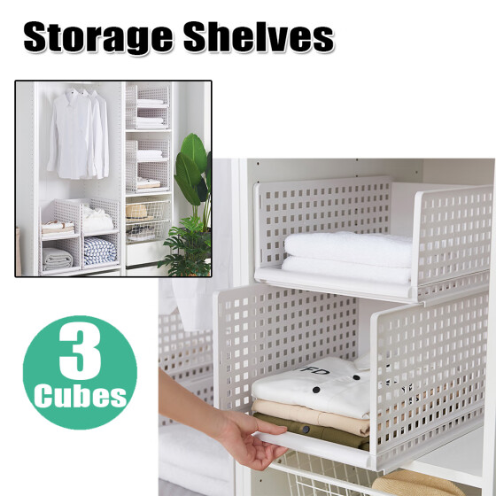 Shop Cube Storage Organizer 3 Cubes Storage Shelves For