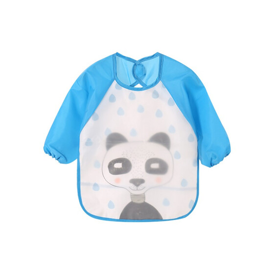 Baby Child Bibs Apron Waterproof Eva Kids Feeding Burp Cloths with Long Sleeves
