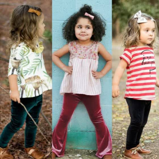 velvet baby bell bottoms