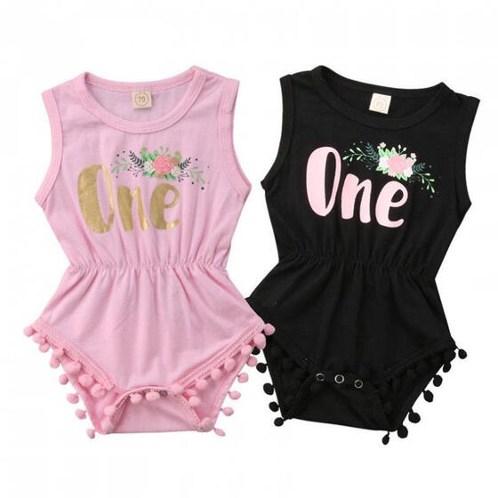 Toddler Infant Baby Girl Sleeveless Summer Romper Jumpsuit Casual Outfit Clothes