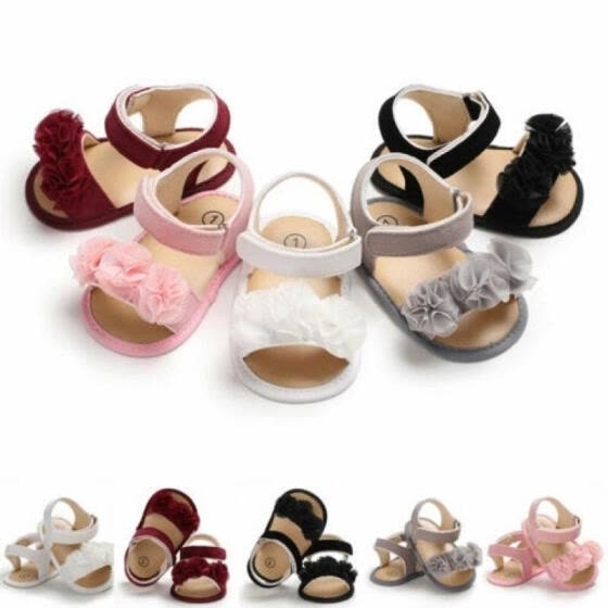 Shop Princess Baby Infant Kid Girls Soft Sole Crib Toddler Summer