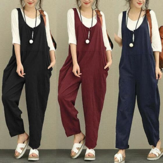 womens baggy dungarees