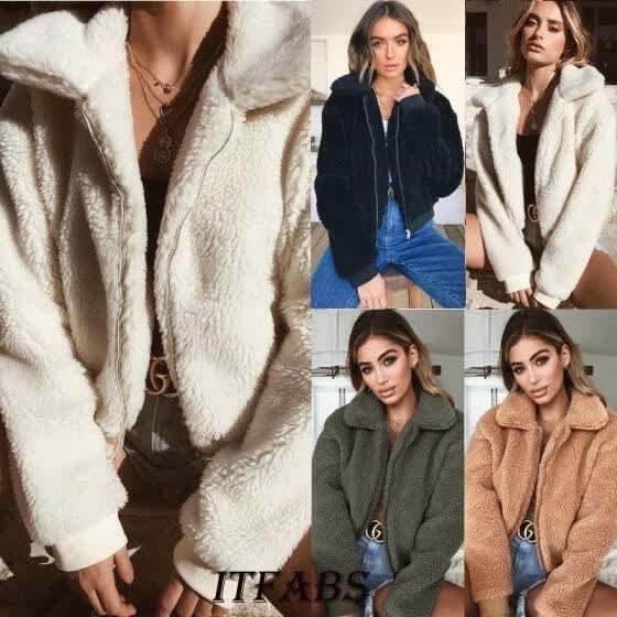 teddy fleece coats