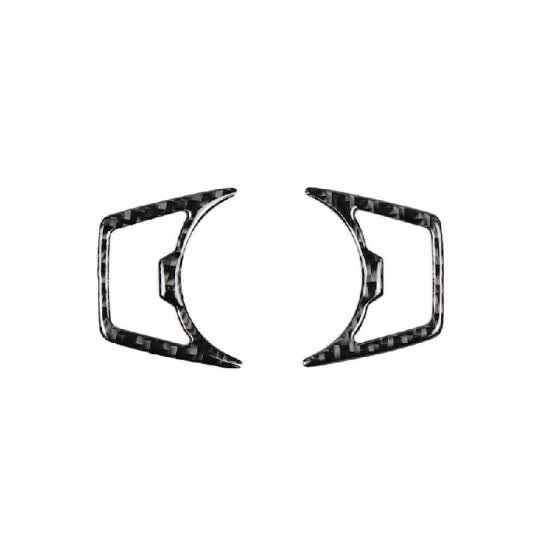 Shop Pair Of Carbon Fiber Car Headlight Switch Frame Trim