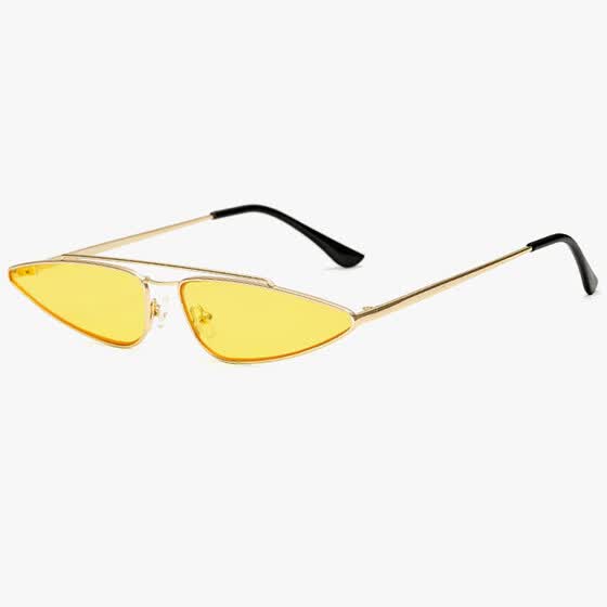 WOMEN VINTAGE CAT EYE SUNGLASSES RETRO SMALL FRAME FASHION SHADES UV400 GLASSES