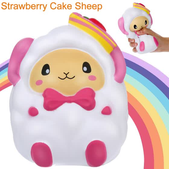 Shop Gotoamei Squishies Cartoon Strawberry Sheep Slow Rising Cream Scented Stress Relief Toys Online From Best Other Toys On Jd Com Global Site Joybuy Com