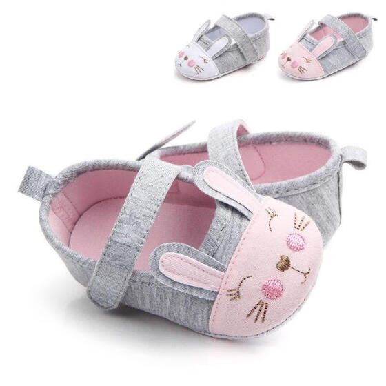 Kids Newborn Toddler Girl Crib Shoes Pram Sole Prewalker Anti-slip Sneakers