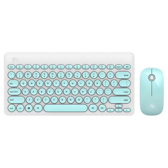 Slim 2.4GHz Cordless Gaming Keyboard Optical Mouse Combo Set for PC Laptops US