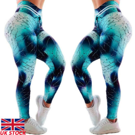 Camo Womens Push Up Pants High Waist Yoga Sport Leggings Gym Scrunch Trousers US Camo Womens Push Up Pants High Waist Yoga Sport Leggings Gym Scrunch Trousers US