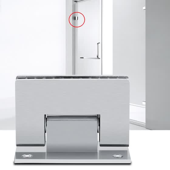 Shop 8 10 Mm Bracket Frameless Wall To Glass Shower Door Wall