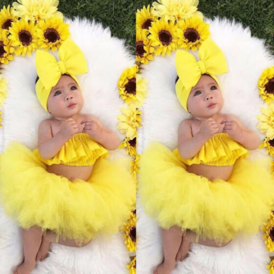 sunflower dresses for babies